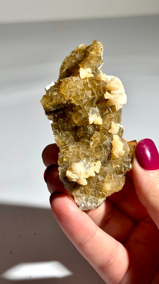 Yellow Cubic Fluorite (A)