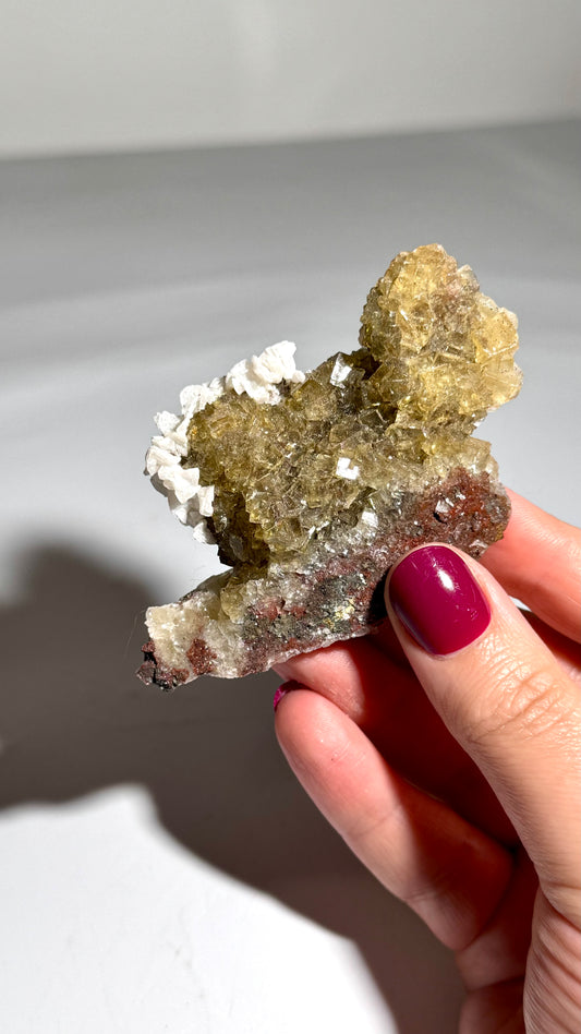 Yellow Cubic Fluorite (B)