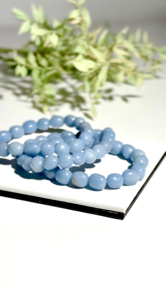 Angelite Bracelet - The Crystal Therapy