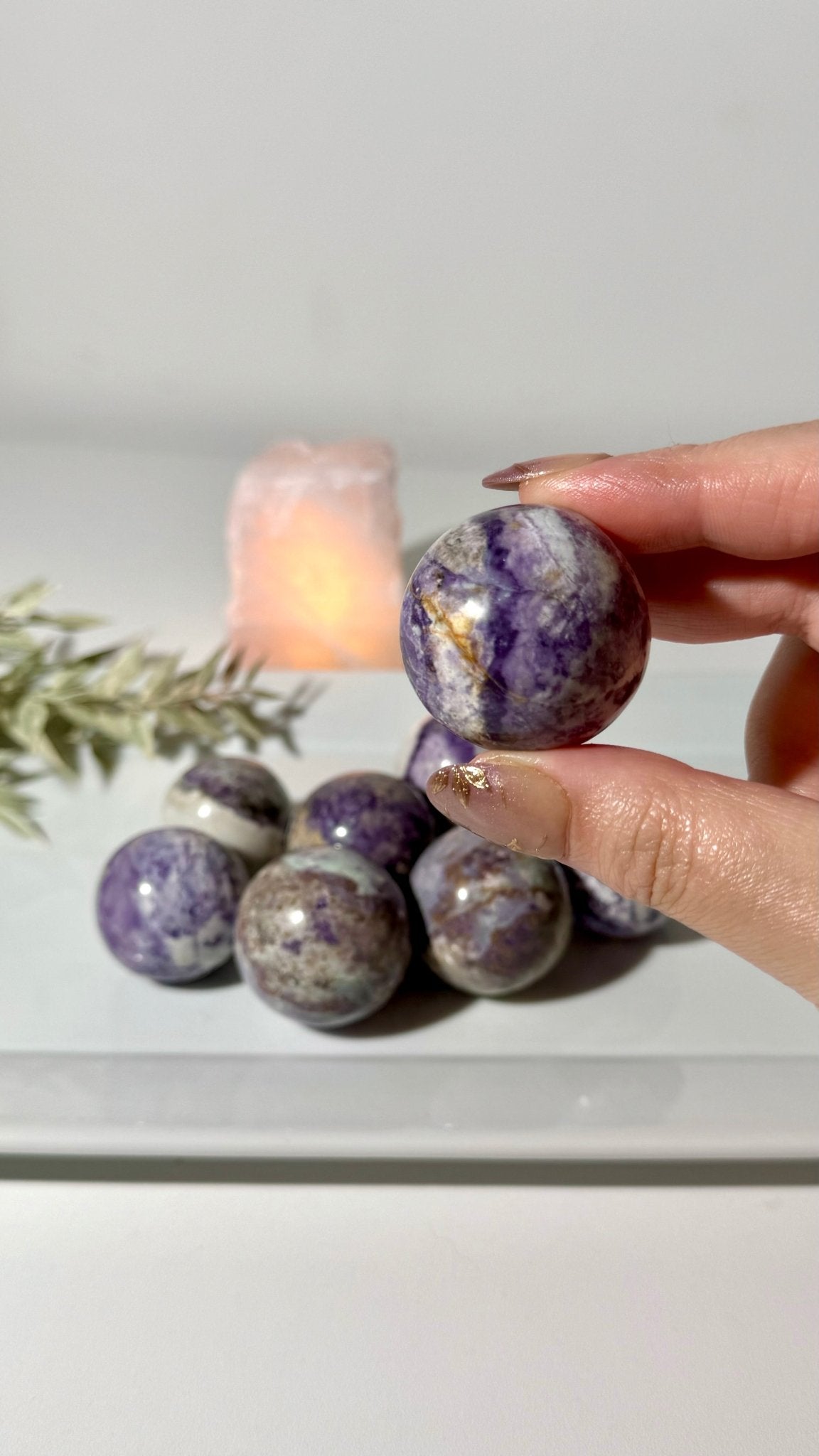 Bolivianite mini spheres - The Crystal Therapy