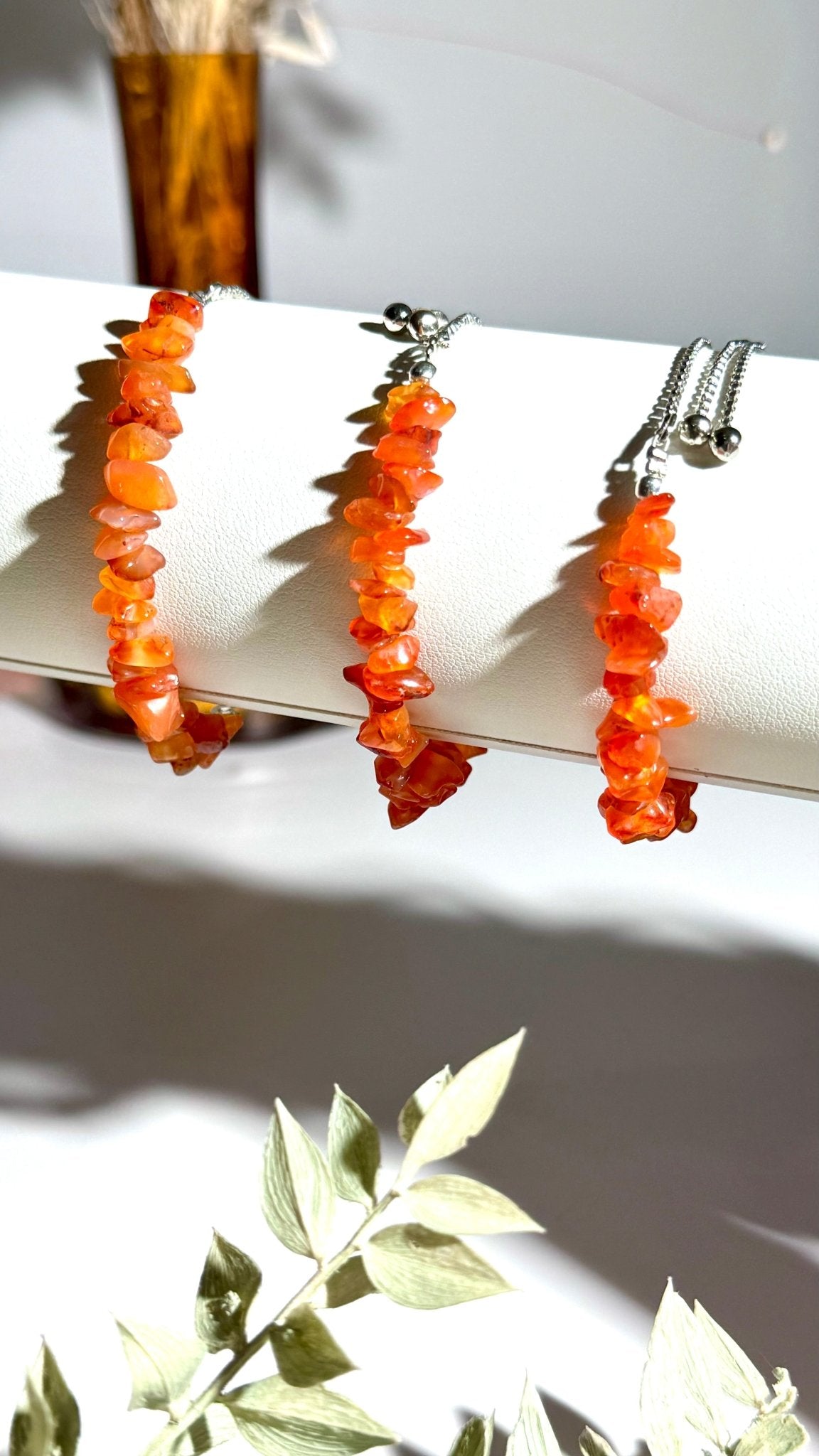 Carnelian Bracelet adjustable - The Crystal Therapy