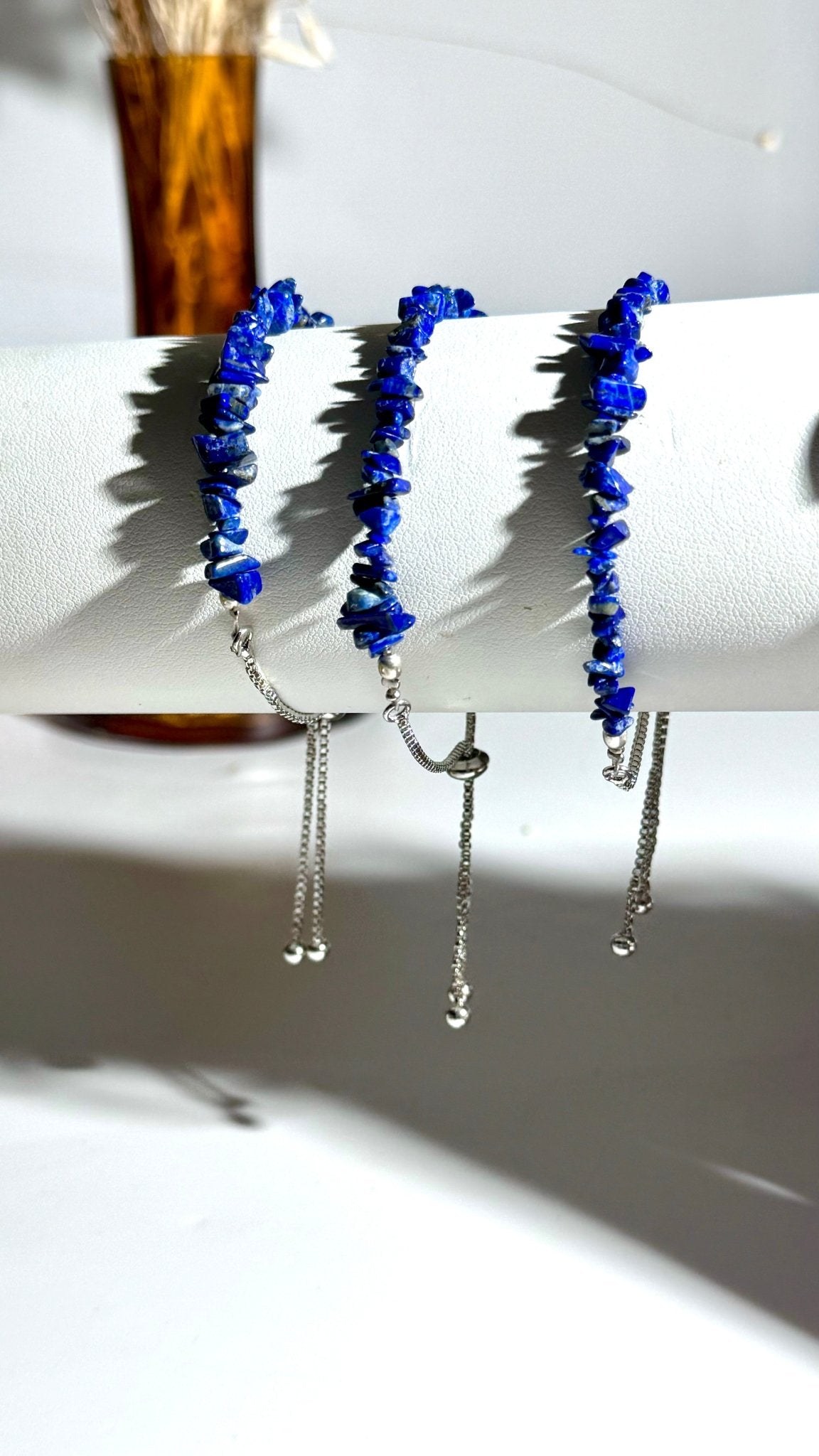 Lapis Lazuli Bracelet adjustable - The Crystal Therapy