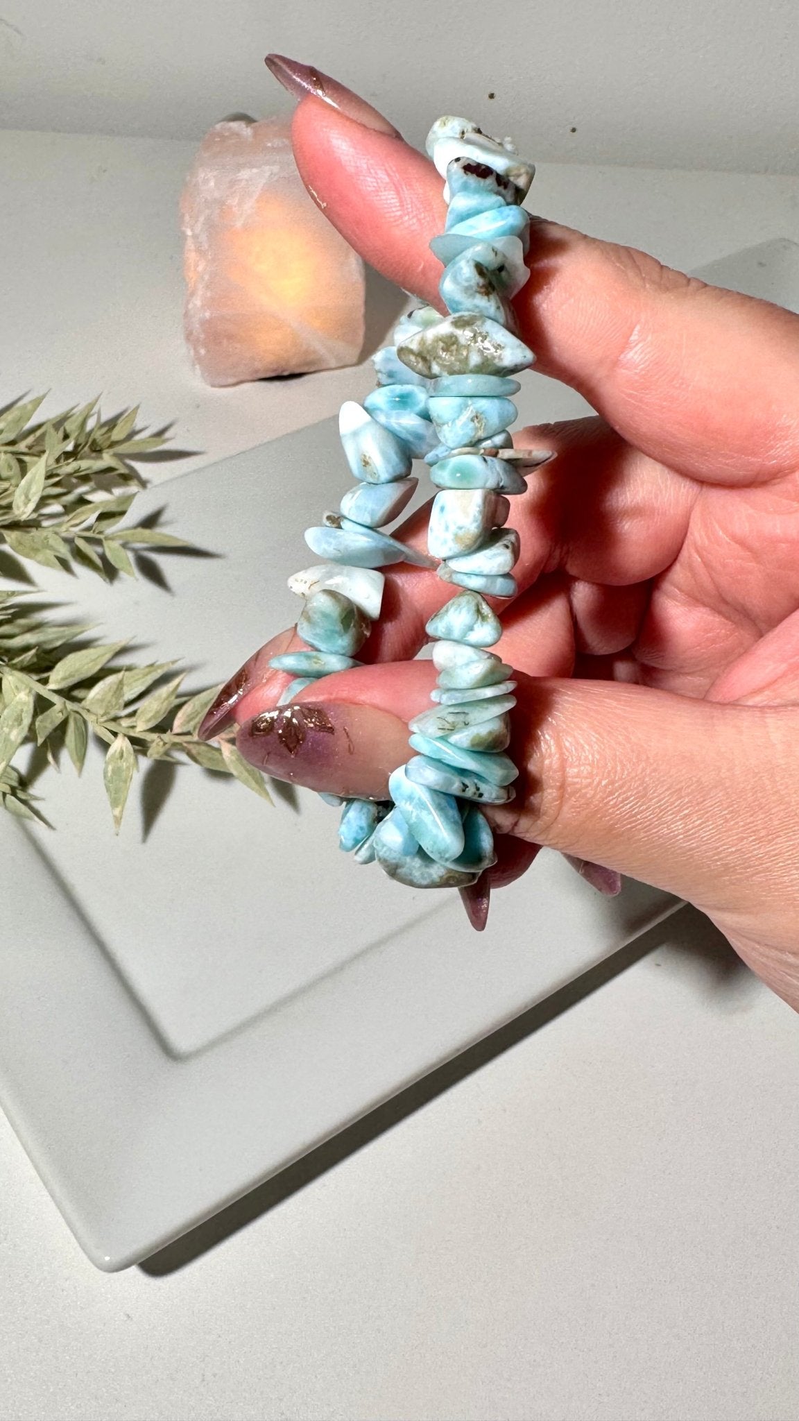 Larimar bracelet - The Crystal Therapy