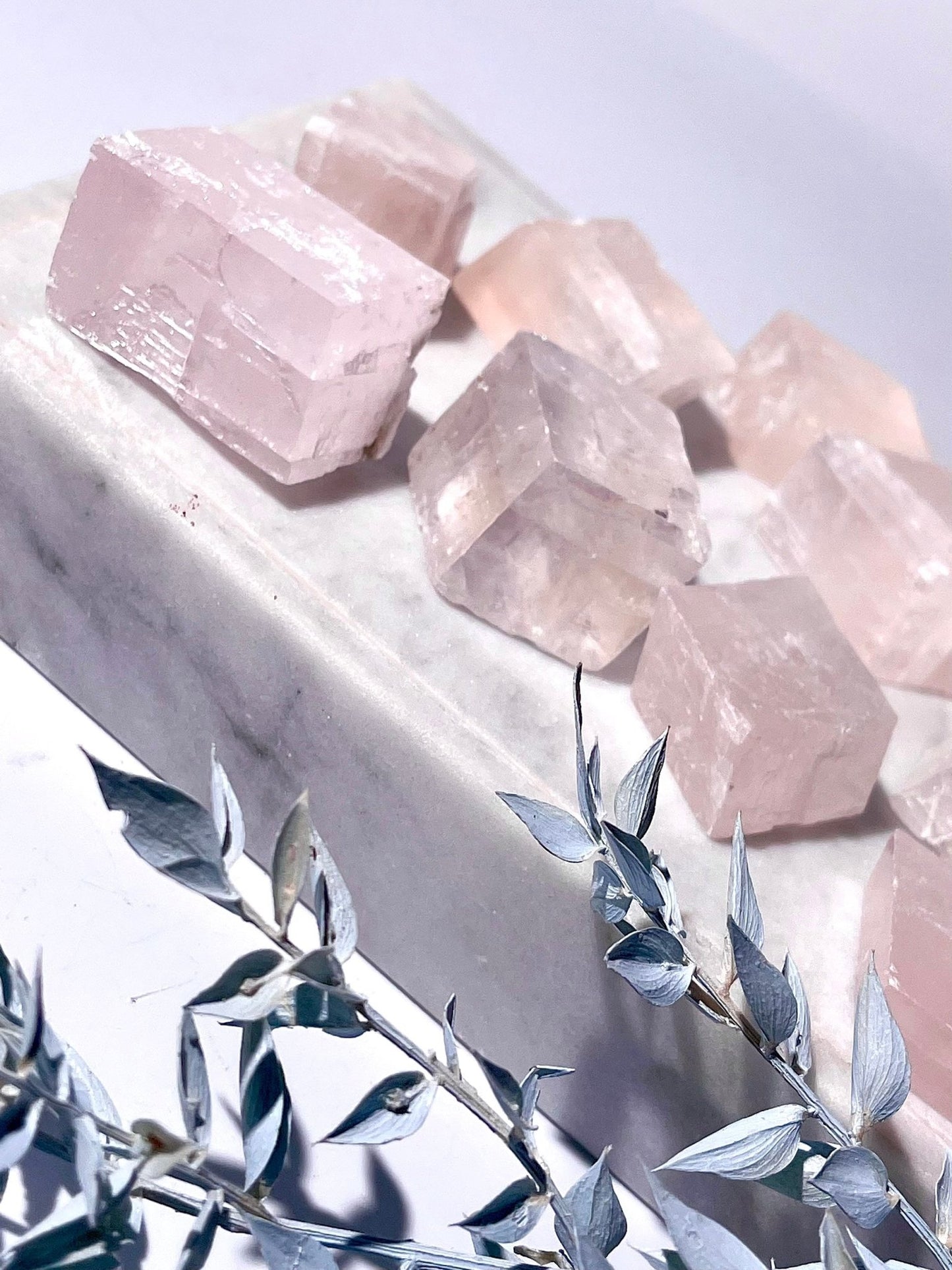 Pink Optical Calcite - The Crystal Therapy