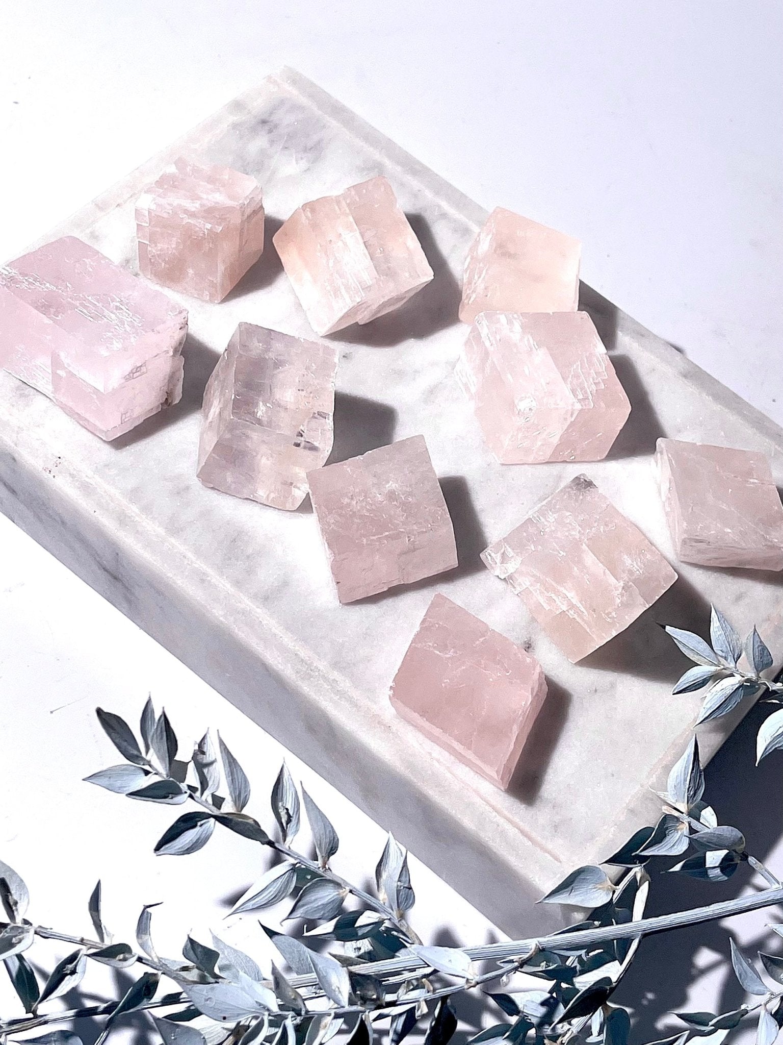 Pink Optical Calcite - The Crystal Therapy