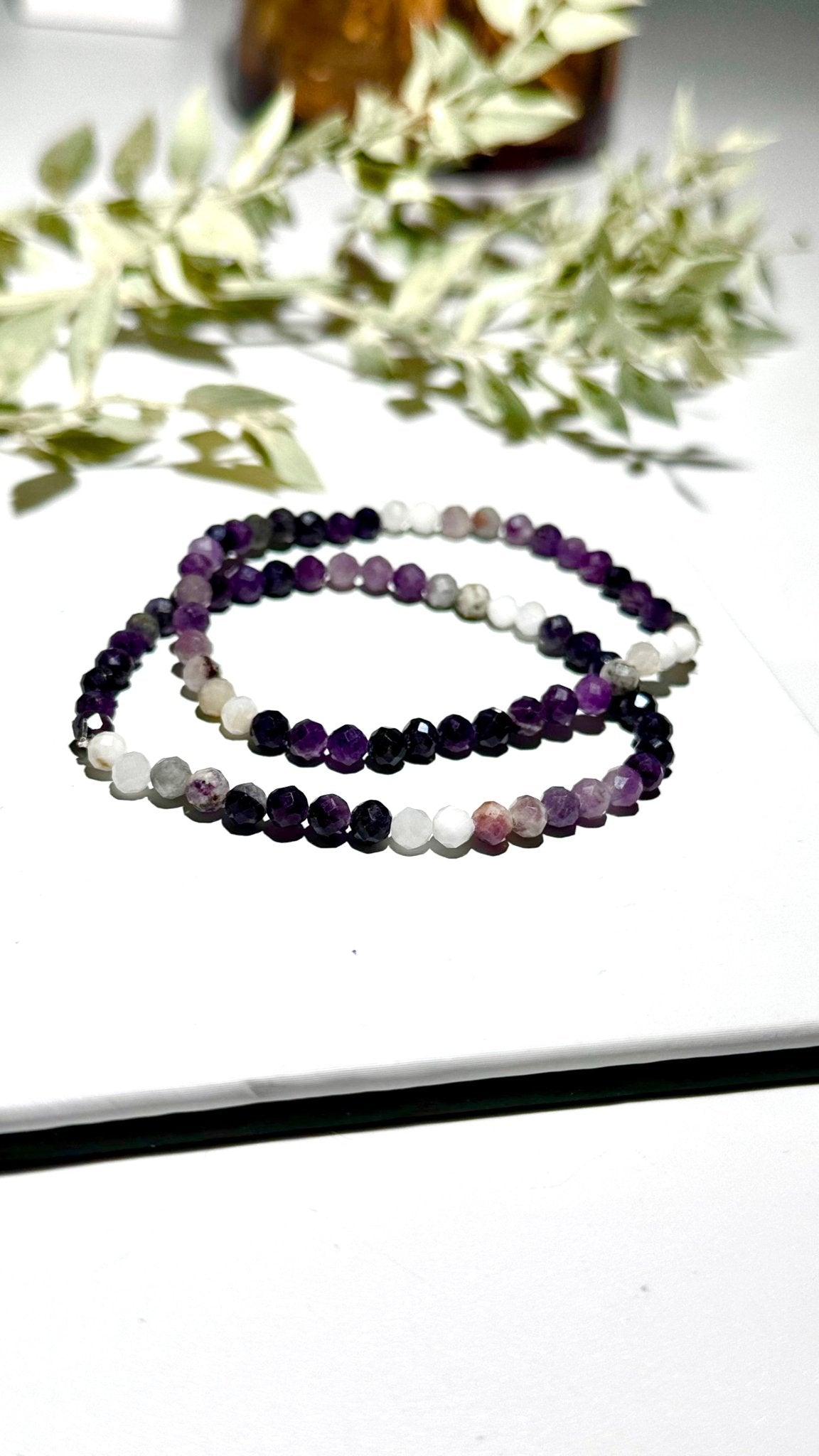 Purple Chalcedony Bracelet - The Crystal Therapy