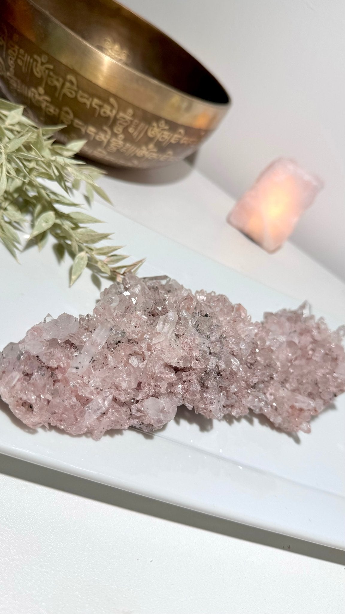 Sacred Heart Pink Lemurian - The Crystal Therapy