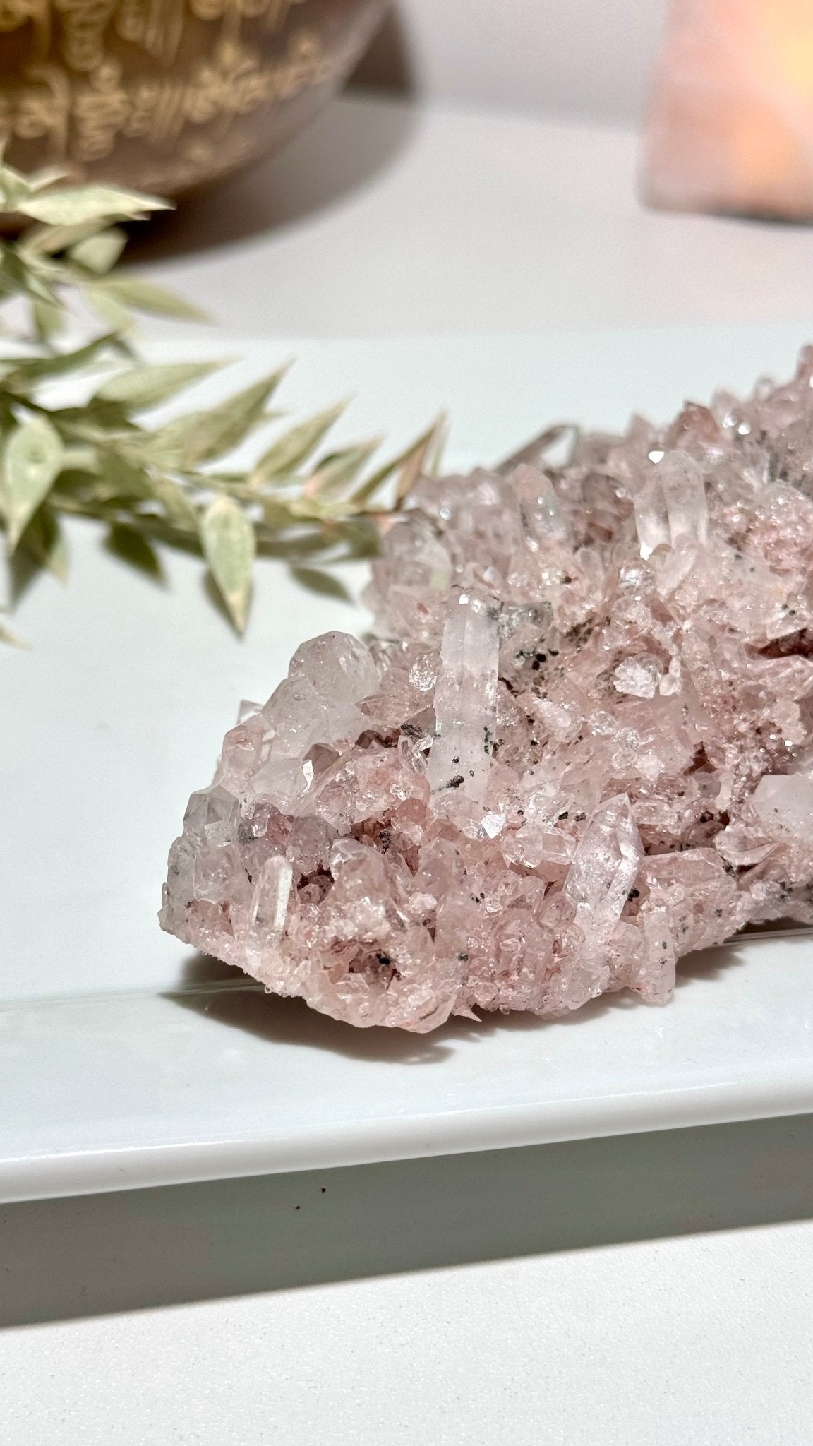 Sacred Heart Pink Lemurian - The Crystal Therapy