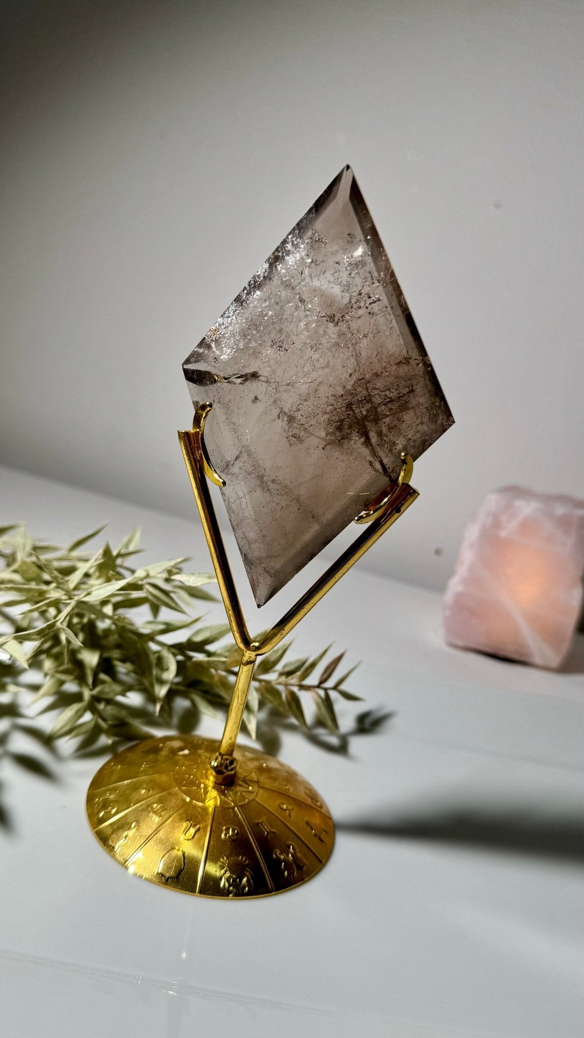 Smoky Quartz Diamond (AB) - The Crystal Therapy