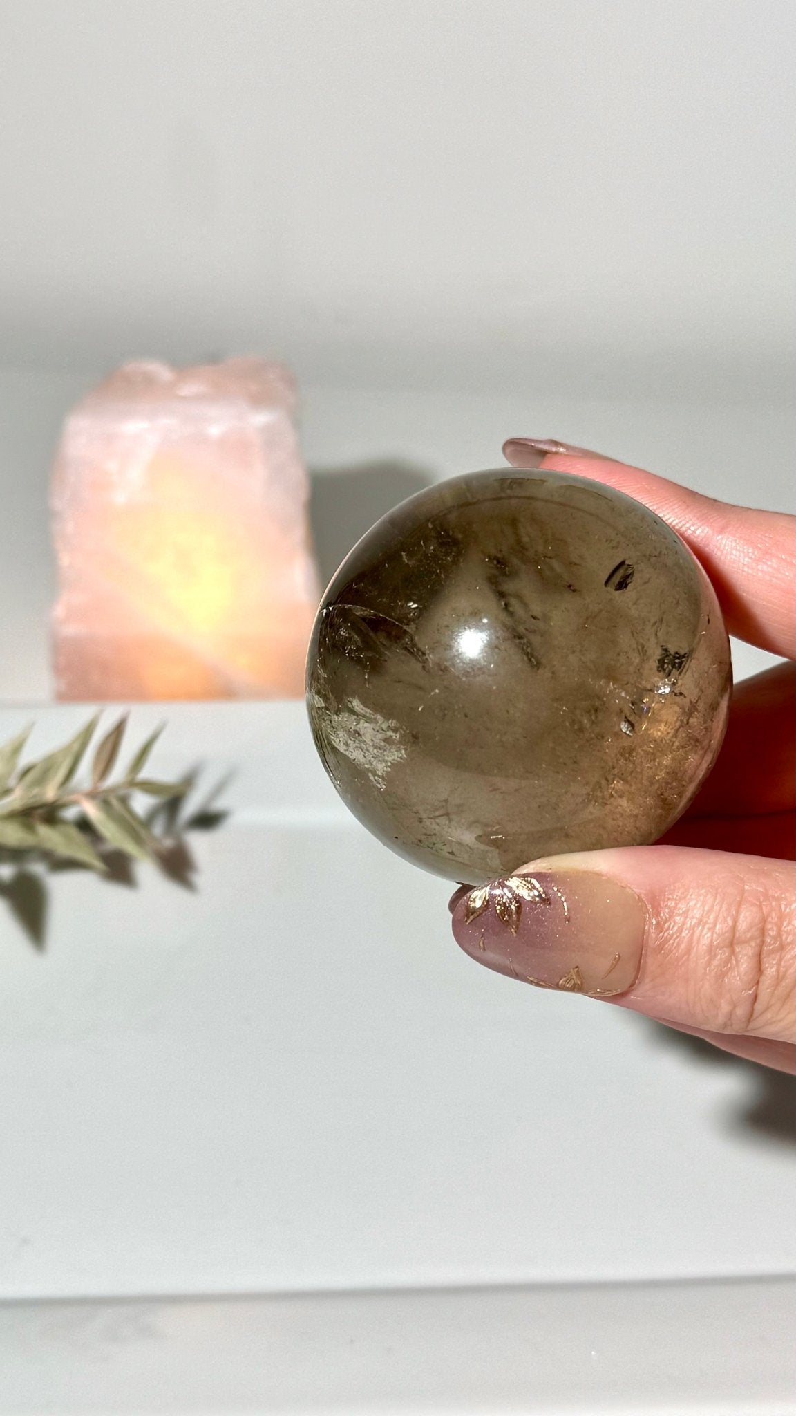 Smoky Quartz sphere - The Crystal Therapy