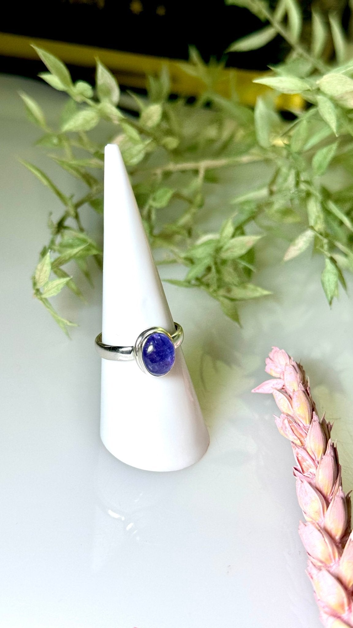 Tanzanite Adora ring 925 silver - The Crystal Therapy