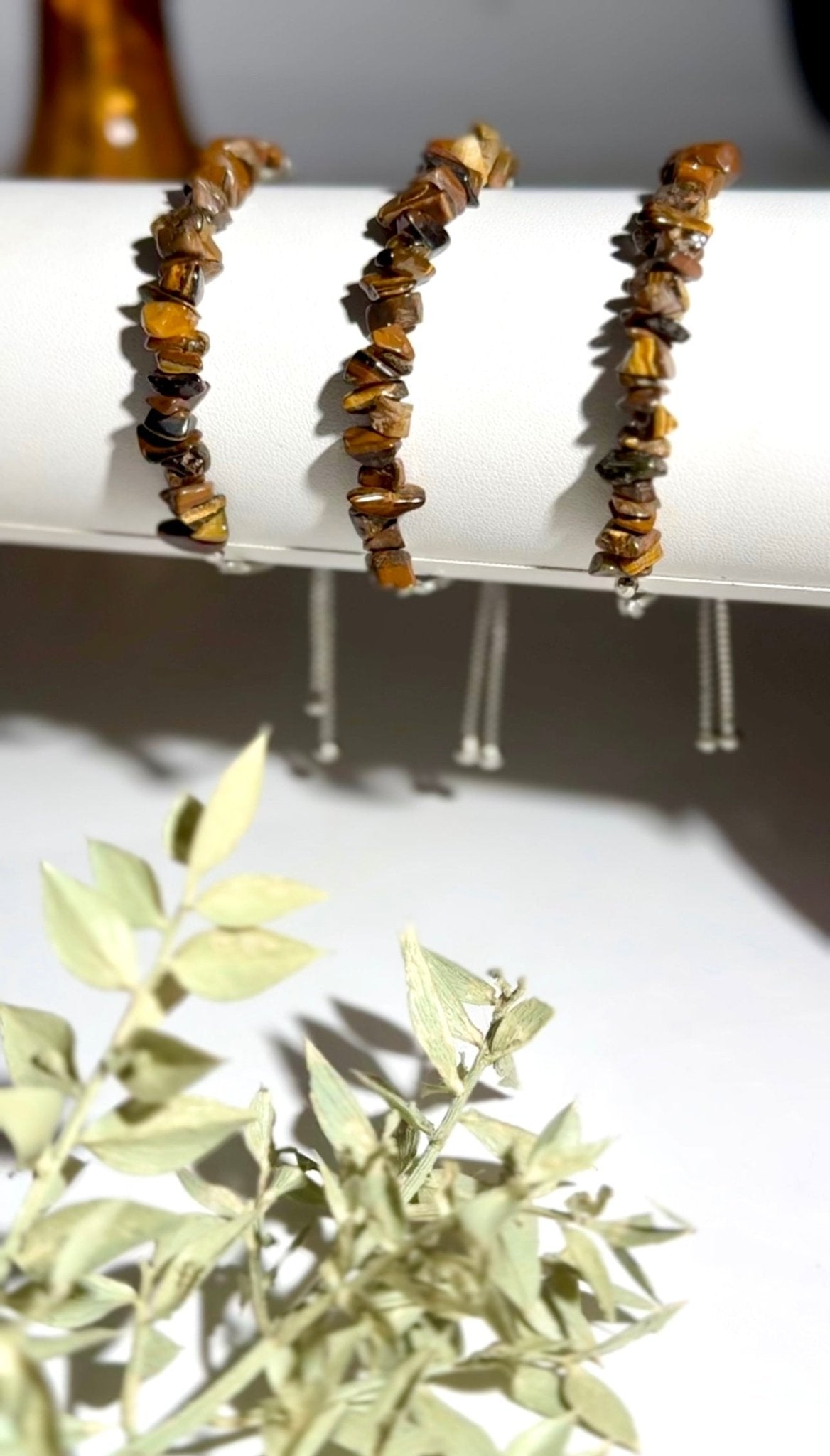 Tiger Eye Bracelet adjustable - The Crystal Therapy